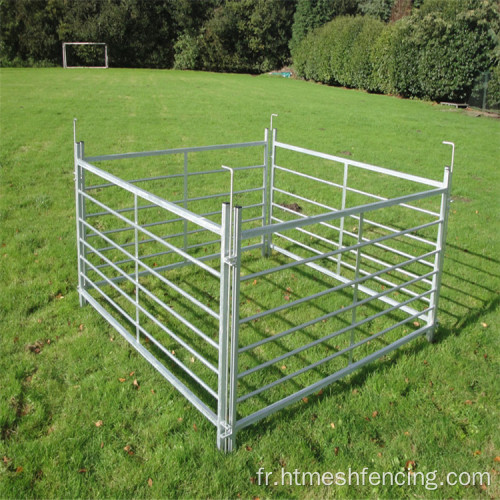 panneaux de clôture de bétail portables galvanisés